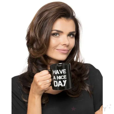 kubek fuck you have a nice day czarny gm