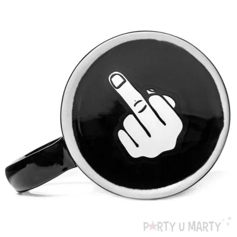 kubek fuck you have a nice day czarny gm