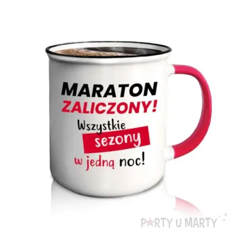 kubek garnuszek maraton zaliczony bgtech 400 ml