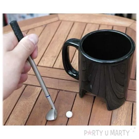 kubek golf czarny gm