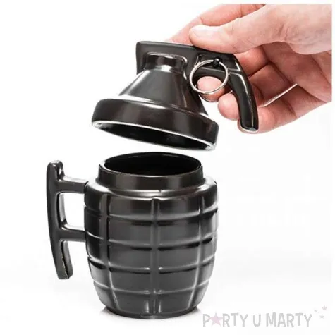 kubek granat z zawleczka czarny gm