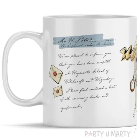 kubek harry potter list z hogwartu ert 330 ml