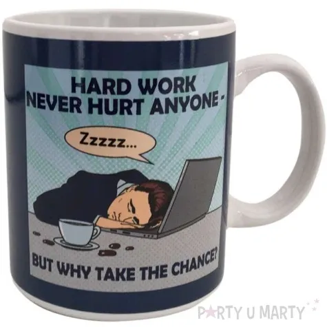 kubek kac hard work never hurt anyone spencer fleetwood 330 ml