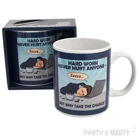 kubek kac hard work never hurt anyone spencer fleetwood 330 ml