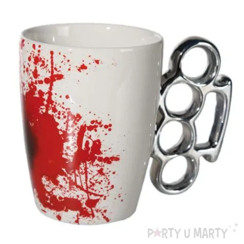 kubek kastet i krew bialy