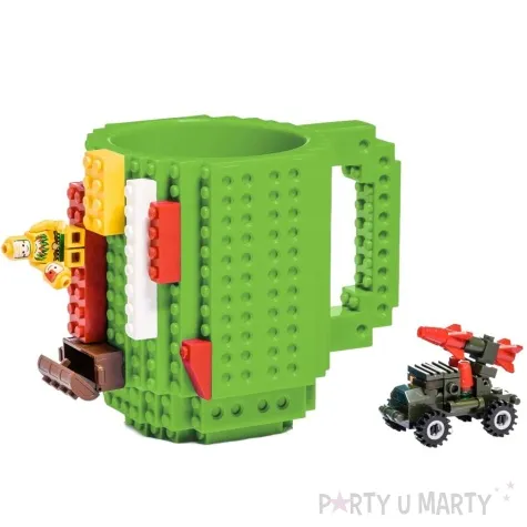 kubek klocki zielony gadgetmaster 350 ml