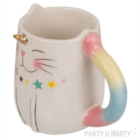 kubek kot jednorozec bialy ootb 300 ml