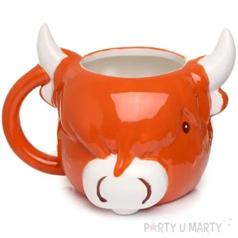 kubek krowa z grzywa bialo rudy kemis 350 ml