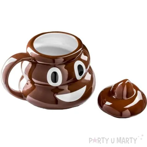 kubek kupa emotka brazowy gadgetmaster 600 ml