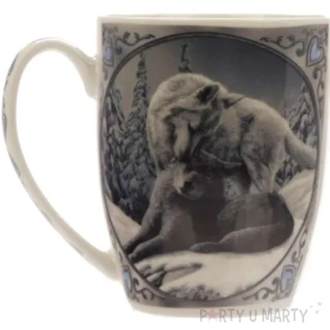 kubek lisa parker wilk sniezny pocalunek bialy puckator 350 ml