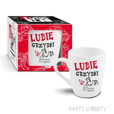 kubek lubie grzybki bgtech 300 ml