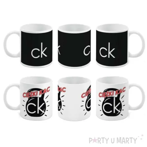 kubek magiczny ciezki kac bialy bgtech 300 ml