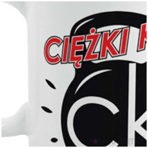 kubek magiczny ciezki kac bialy bgtech 300 ml