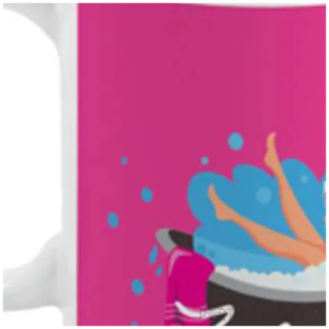 kubek magiczny kobieta w spa bialy bgtech 300 ml