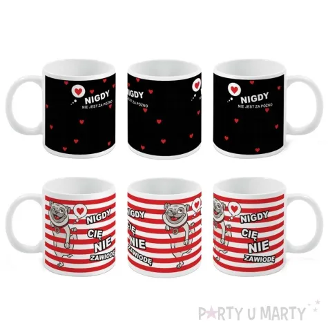 kubek magiczny piesek bialy bgtech 300 ml