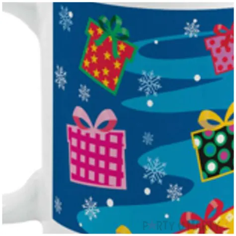 kubek magiczny wesolych swiat bialy bgtech 300 ml