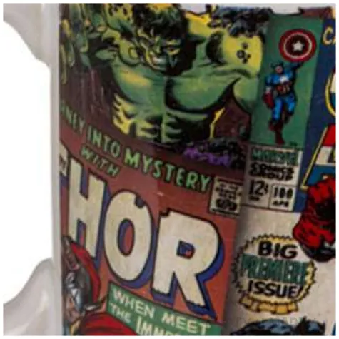 kubek marvel komiksy retro ootb 325 ml