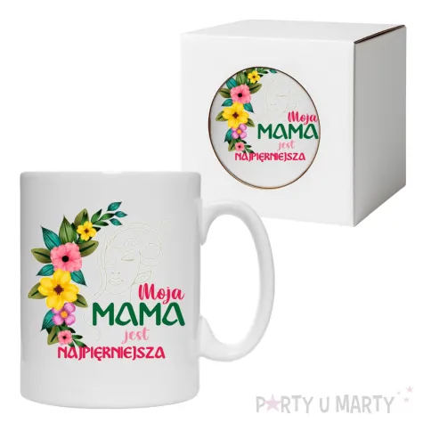 kubek moja mama jest najpiekniejsza 330 ml