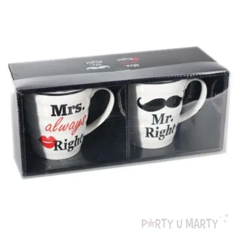kubek mr right mrs always right ootb 2 szt