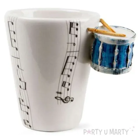 kubek muzyczna przygoda perkusja niebieska 250 ml gm