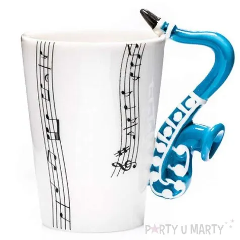 kubek muzyczna przygoda saksofon 250 ml gm