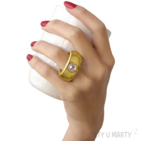 kubek pierscionek bialy ze zlotym gadgetmaster