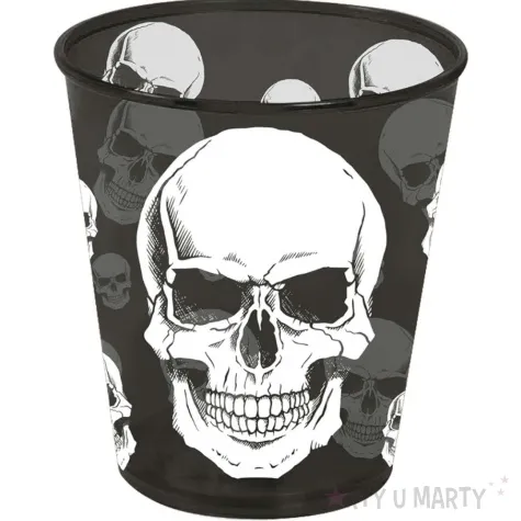 kubek plastikowy czaszki halloween guirca 355 ml