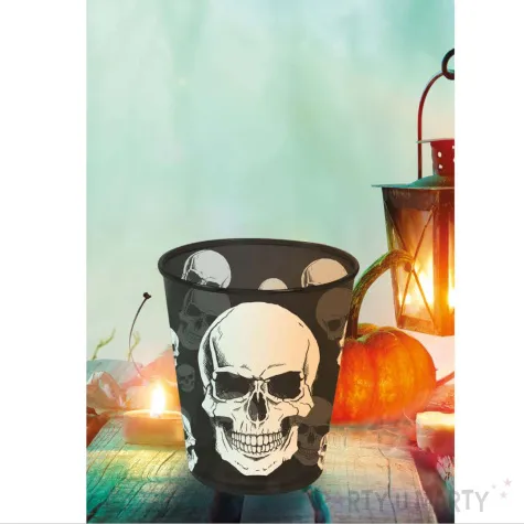 kubek plastikowy czaszki halloween guirca 355 ml