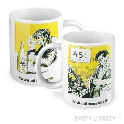 kubek prl wczoraj pol litra gorzaly