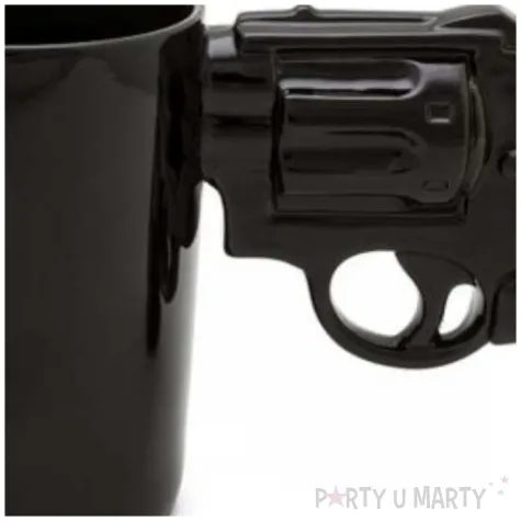 kubek rewolwer pistolet czarny gadgetmaster 500 ml