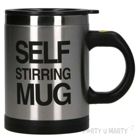 kubek self stirring mug samomieszajacy czarny gm