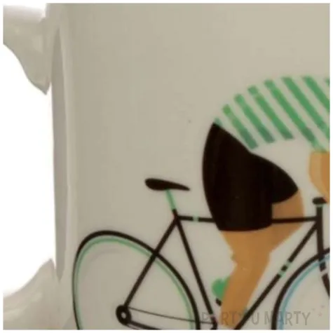 kubek sport kolarze bialy kemis 300 ml