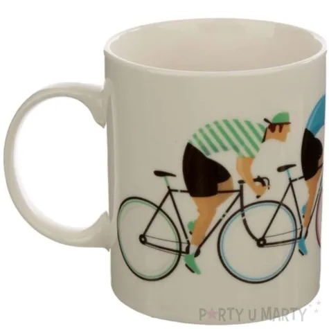 kubek sport kolarze bialy kemis 300 ml