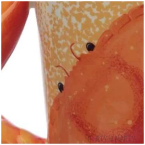 kubek szczypce kraba puckator 400 ml