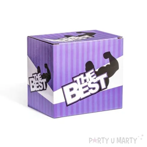 kubek the best umiesniony czarny gadgetmaster 450 ml