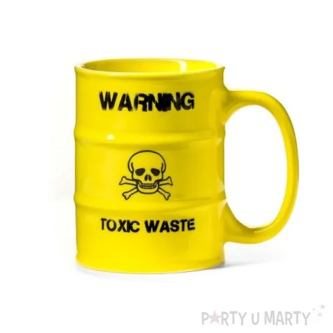 kubek toxic waste radioaktywna beczka zolty gadgetmaster 450 ml