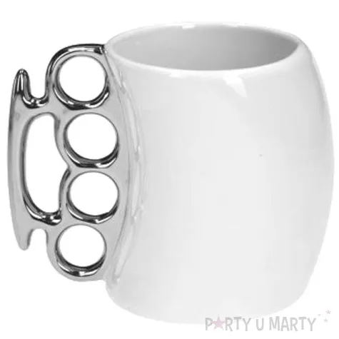 kubek twardziela bialy