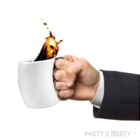 kubek twardziela bialy