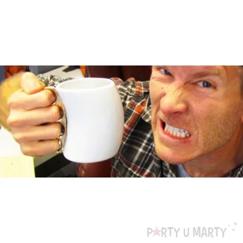 kubek twardziela bialy