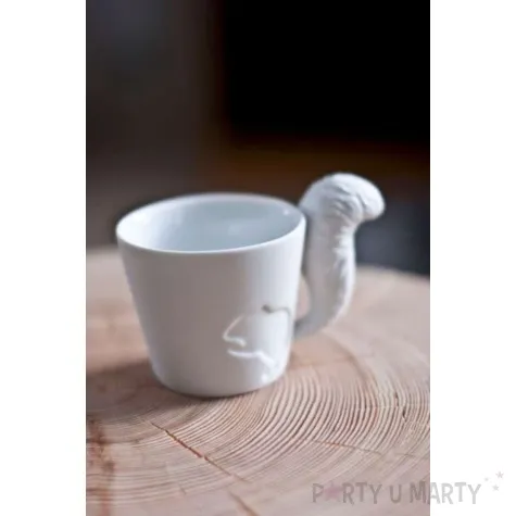 kubek wiewiorka z ogonkiem bialy gadgetmaster