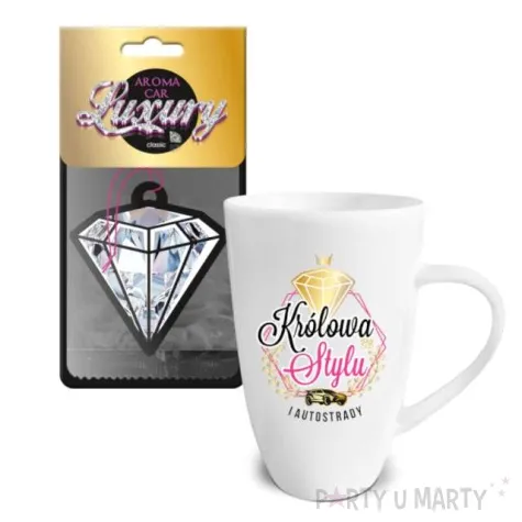 kubek z brelokiem krolowa stylu bgtech 400 ml