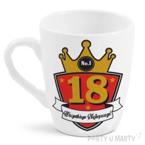 kubek z nadrukiem 18 wszystkiego bgtech 300 ml