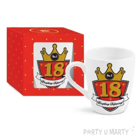 kubek z nadrukiem 18 wszystkiego bgtech 300 ml