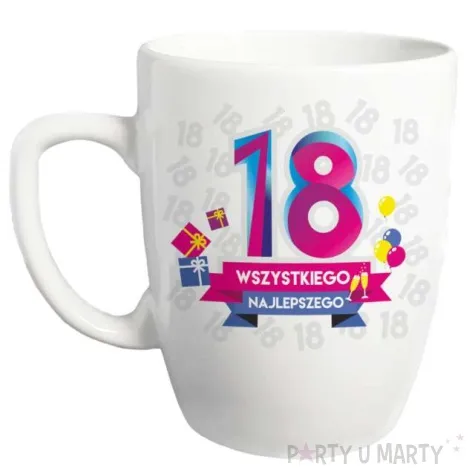 kubek z nadrukiem 18 wszystkiego bgtech 750 ml