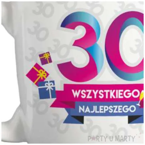 kubek z nadrukiem 30 wszystkiego bgtech 750 ml
