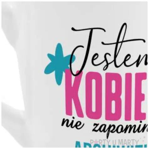 kubek z nadrukiem babskie sprawy jestem kobieta nie zapominam archiwizuje bgtech 300 ml