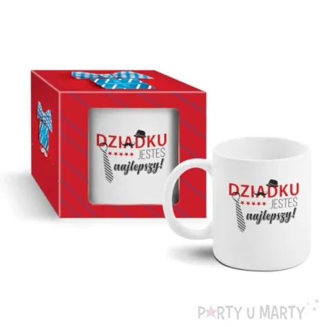 kubek z nadrukiem boss dziadku jestes najlepszy bgtech 300 ml