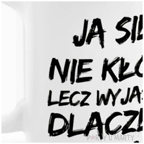 kubek z nadrukiem boss ja sie nie kloce bgtech 300 ml