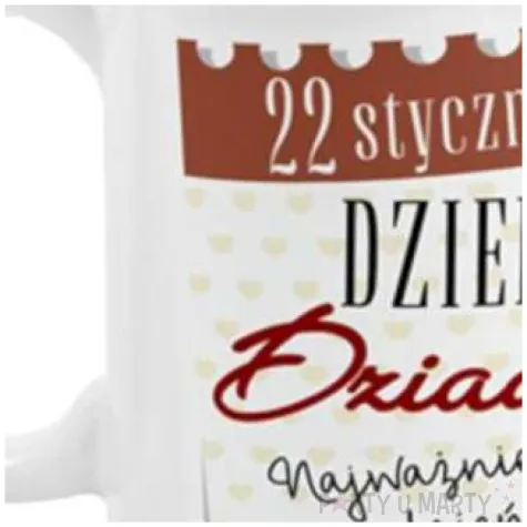 kubek z nadrukiem boss kartka z kalendarza dzien dziadka bgtech 300 ml