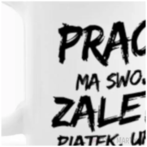 kubek z nadrukiem boss praca ma swoje zalety bgtech 300 ml